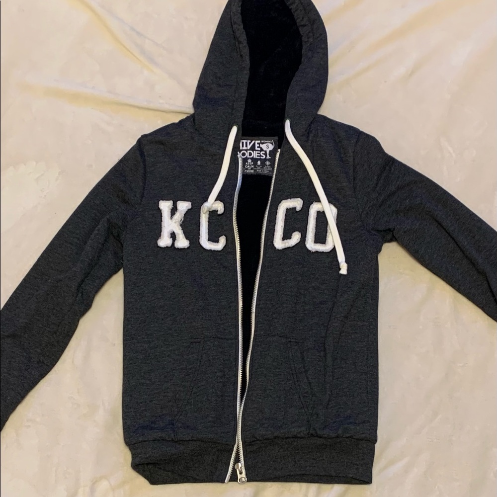 Women’s Small CHIVE hooded Zip-up